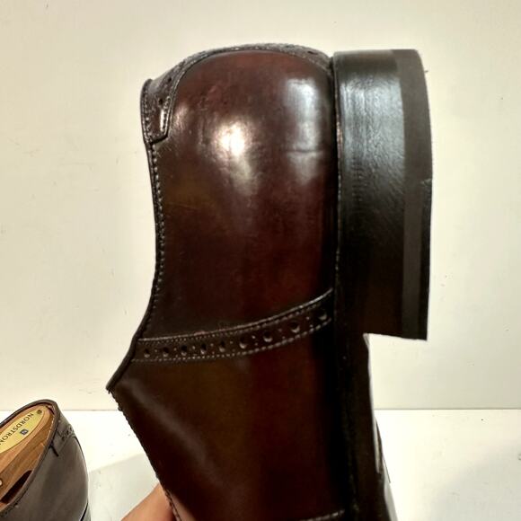 NEW HEELS Alden 994 Saddle Bal Oxford Color 8 Shell Cordovan USA 11 D - Picture 12 of 13